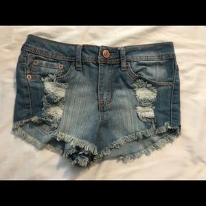 High waisted shorts